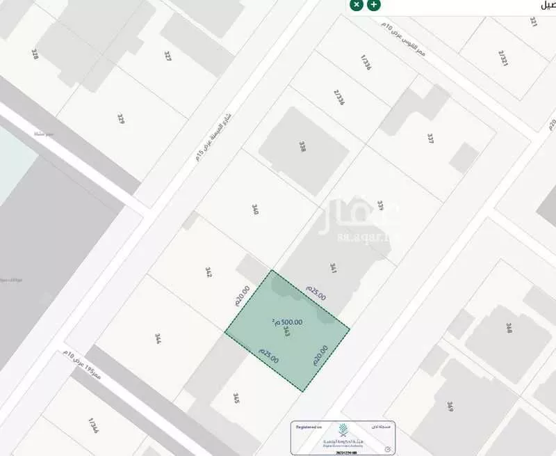 أرض 500 م² في بدر 2