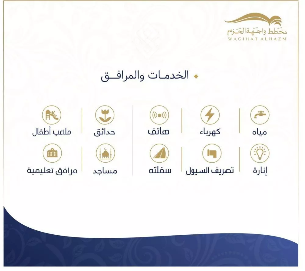 825 sqm land in Al Hazm 3