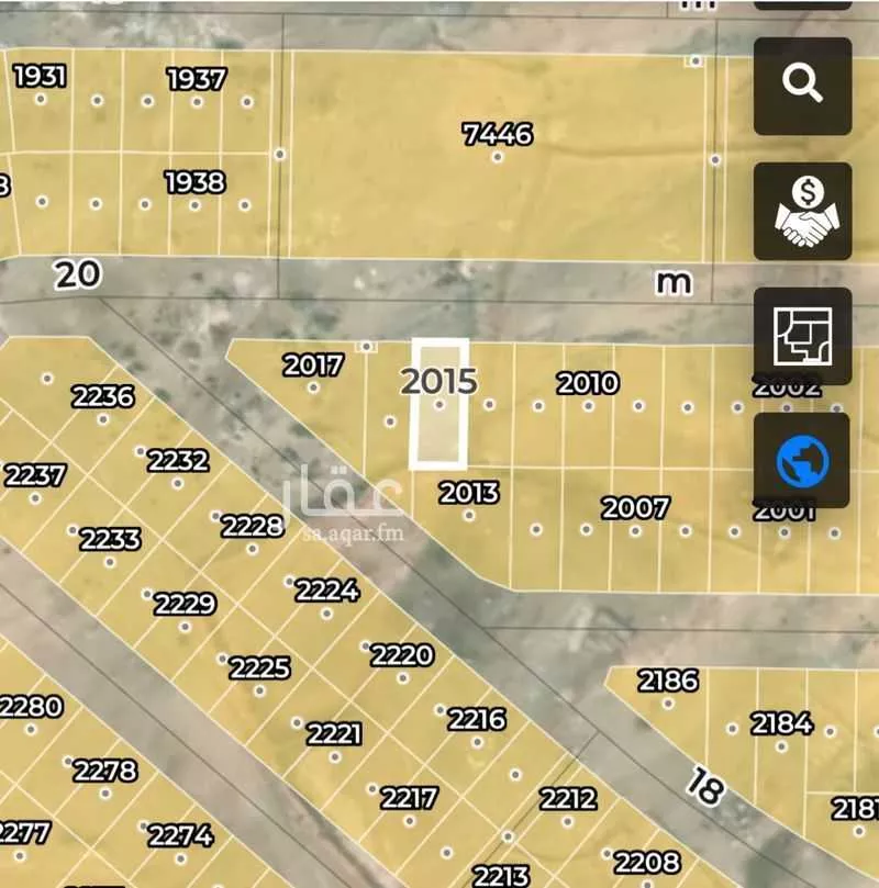 أرض 360 م² في النظيم 2