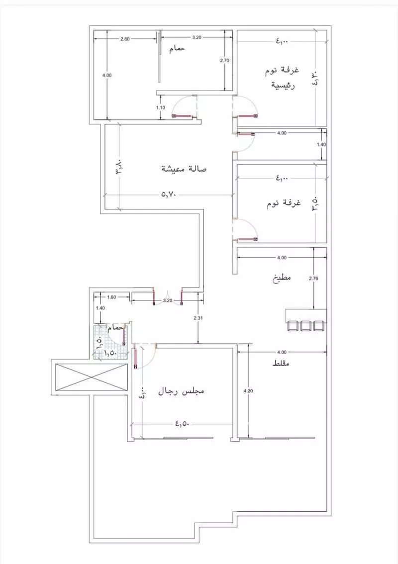 شقة 5 غرف في الريان 3
