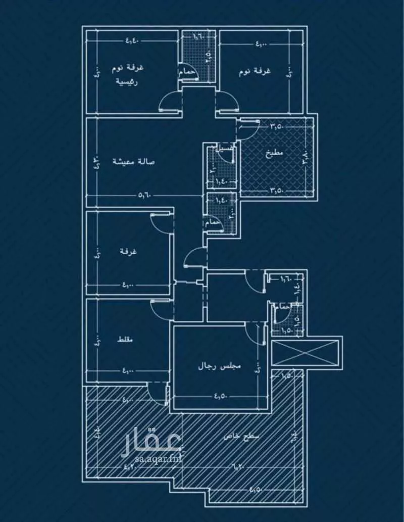 شقة 5 غرف في الريان 4