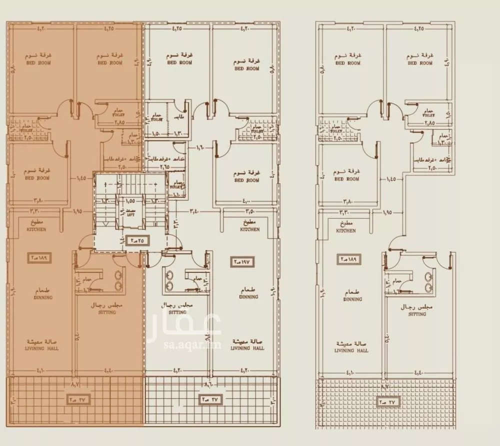 شقة 3 غرف في النهضة 2