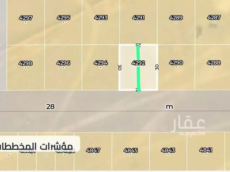 أرض 375 م² في بنبان 2