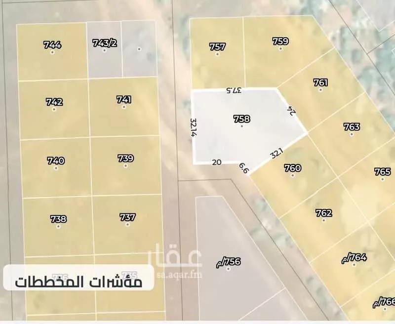 أرض 588 م² في بنبان 2