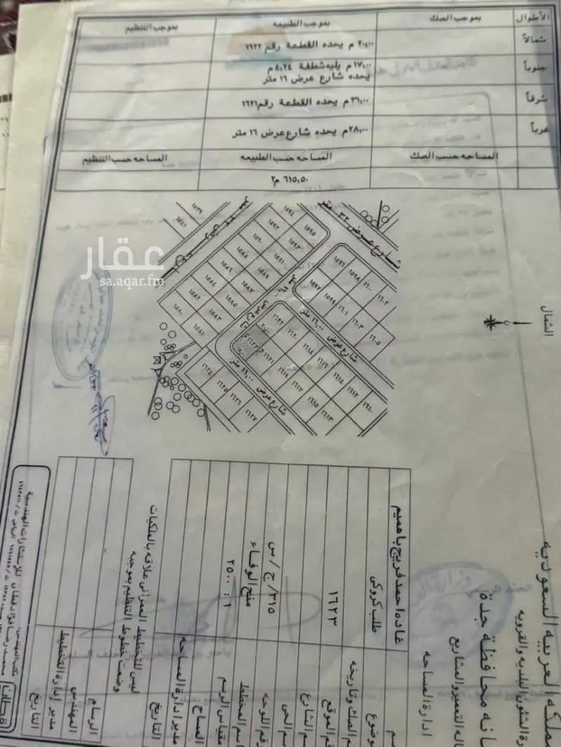 615 sqm land in Al Furusiyah