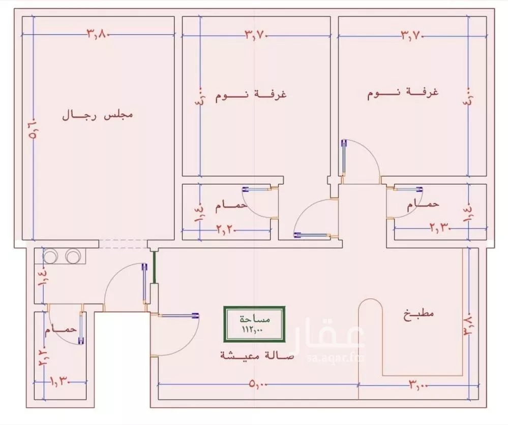 دور 3 غرف في الصوارى