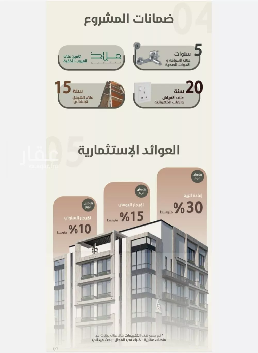 شقة 4 غرف في الروضة 2