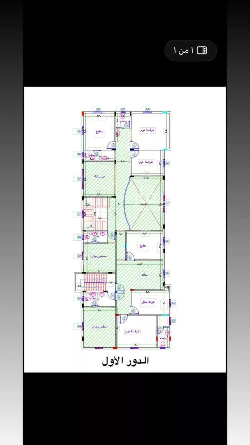 فيلا 7 غرف في المهدية 1