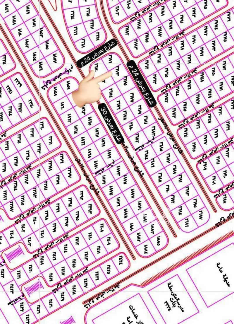 أرض 375 م² في خاخ 2