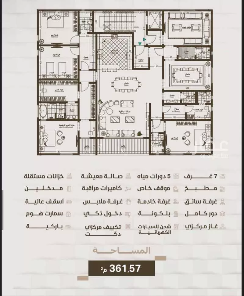 دور 7 غرف في الحمراء 2