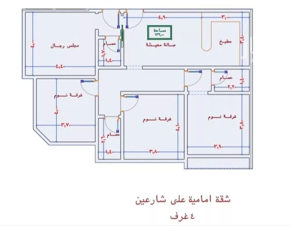 شقة 4 غرف في الصوارى 3