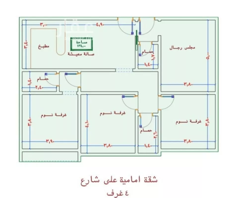 شقة 4 غرف في الصوارى 2