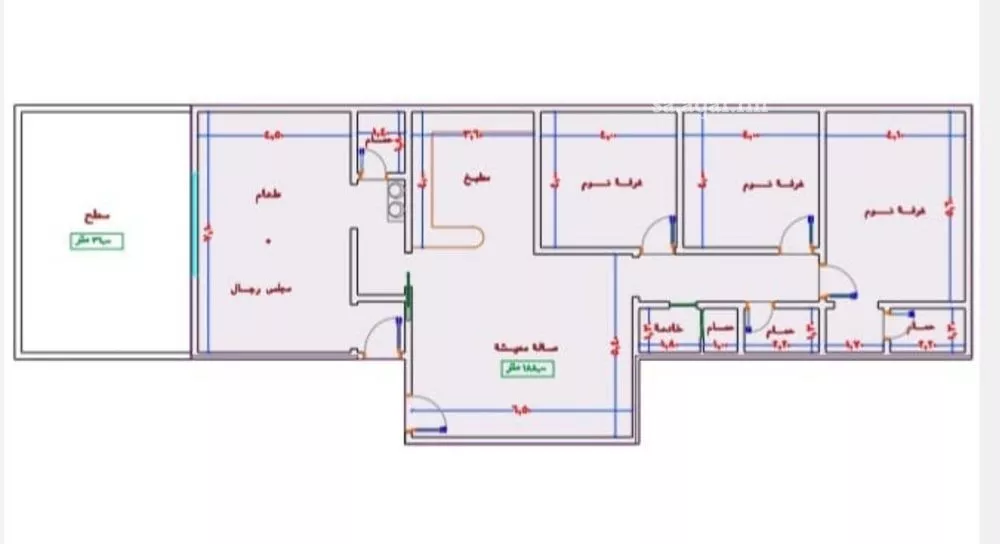 شقة 4 غرف في الصوارى 4