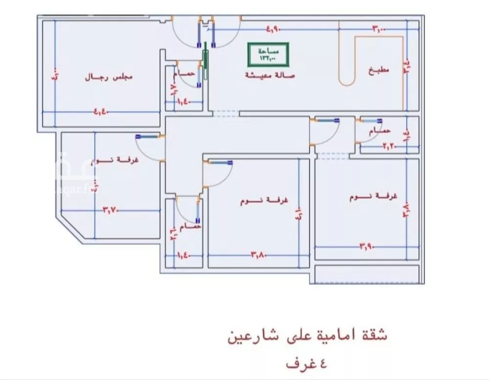 شقة 4 غرف في الصوارى 2