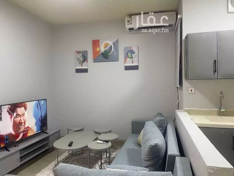شقة 1 غرف في العقيق 2
