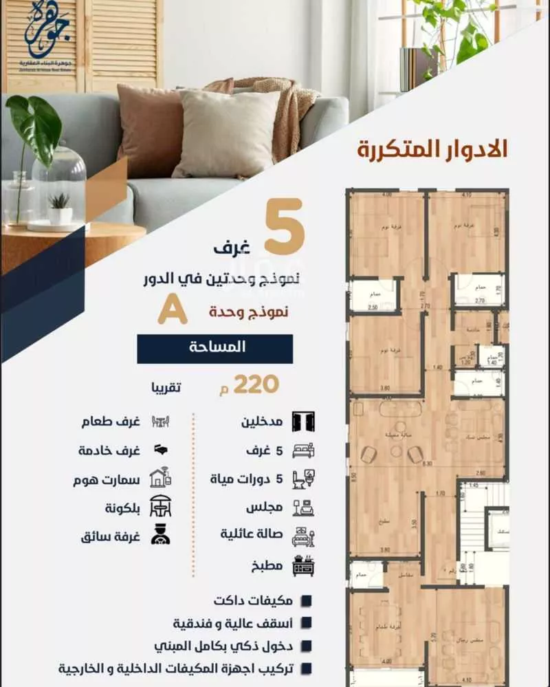 عمارة 600 م² في النهضة 3