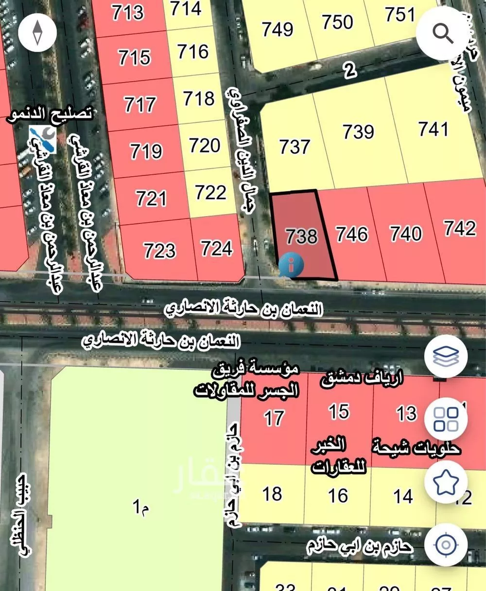 أرض 802 م² في الجسر 3