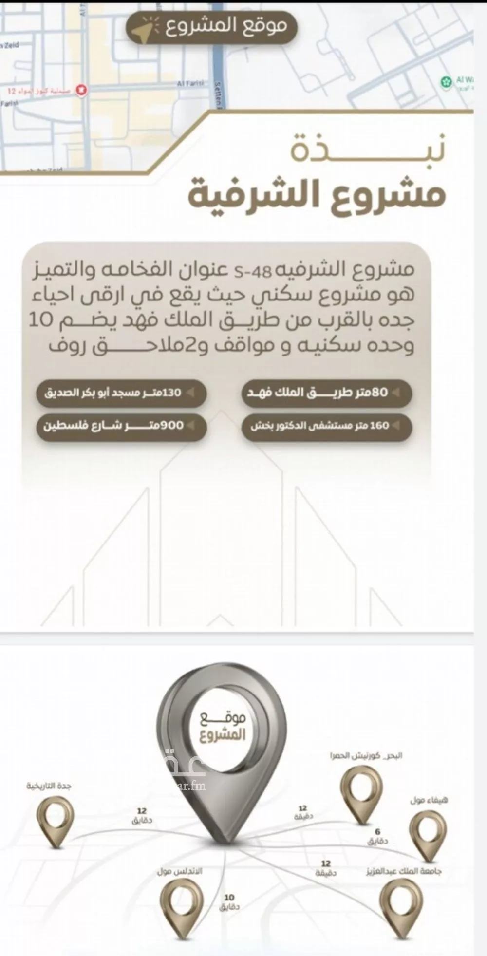 شقة 3 غرف في الشرفية 4