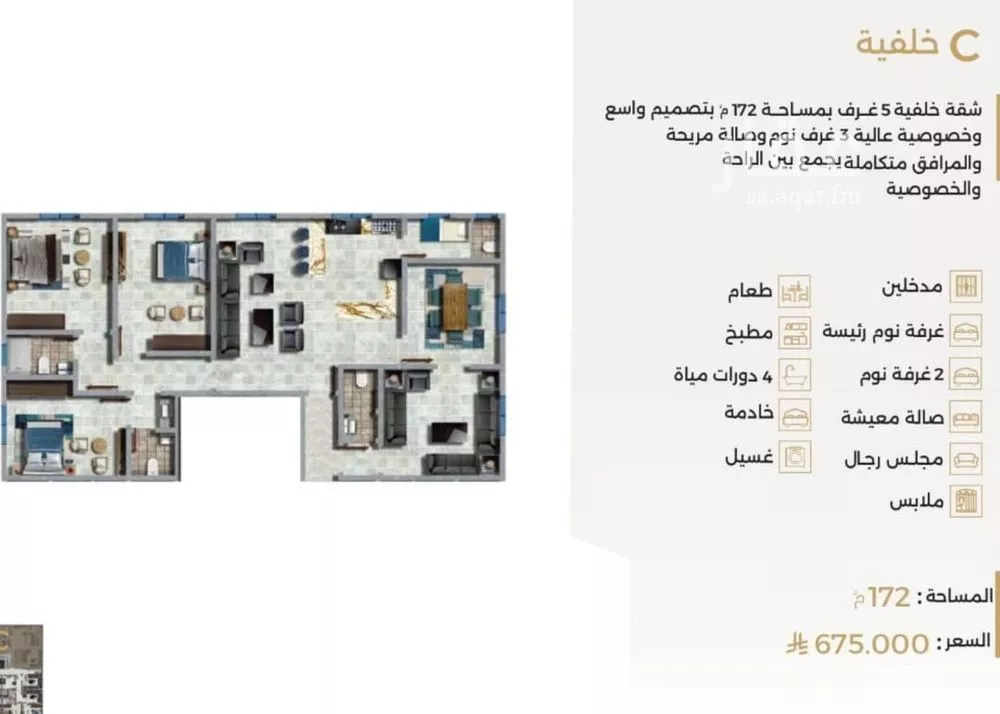 5 bedroom apartment in Al Naeem, Jeddah 11