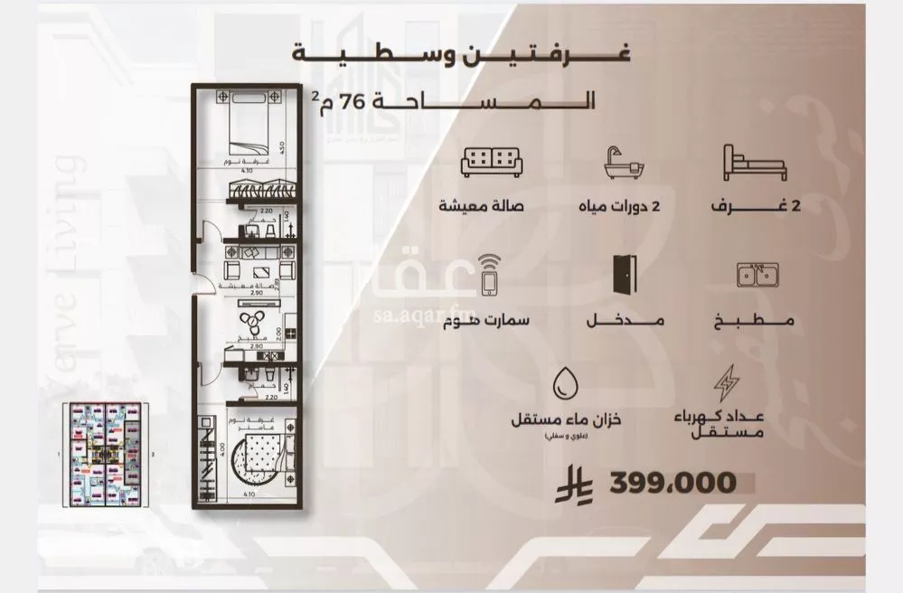 2 bedroom apartment in Al Nahda, Jeddah 4