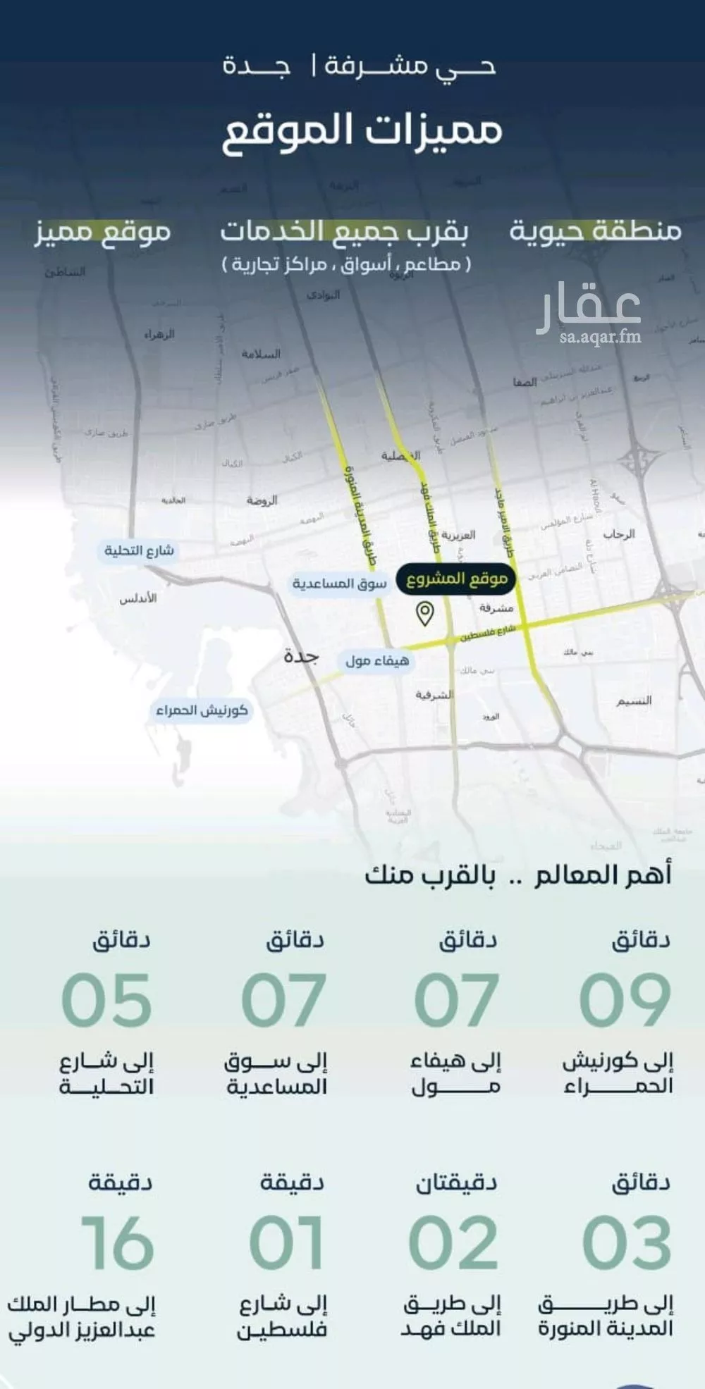 شقة 4 غرف في مشرفة 3