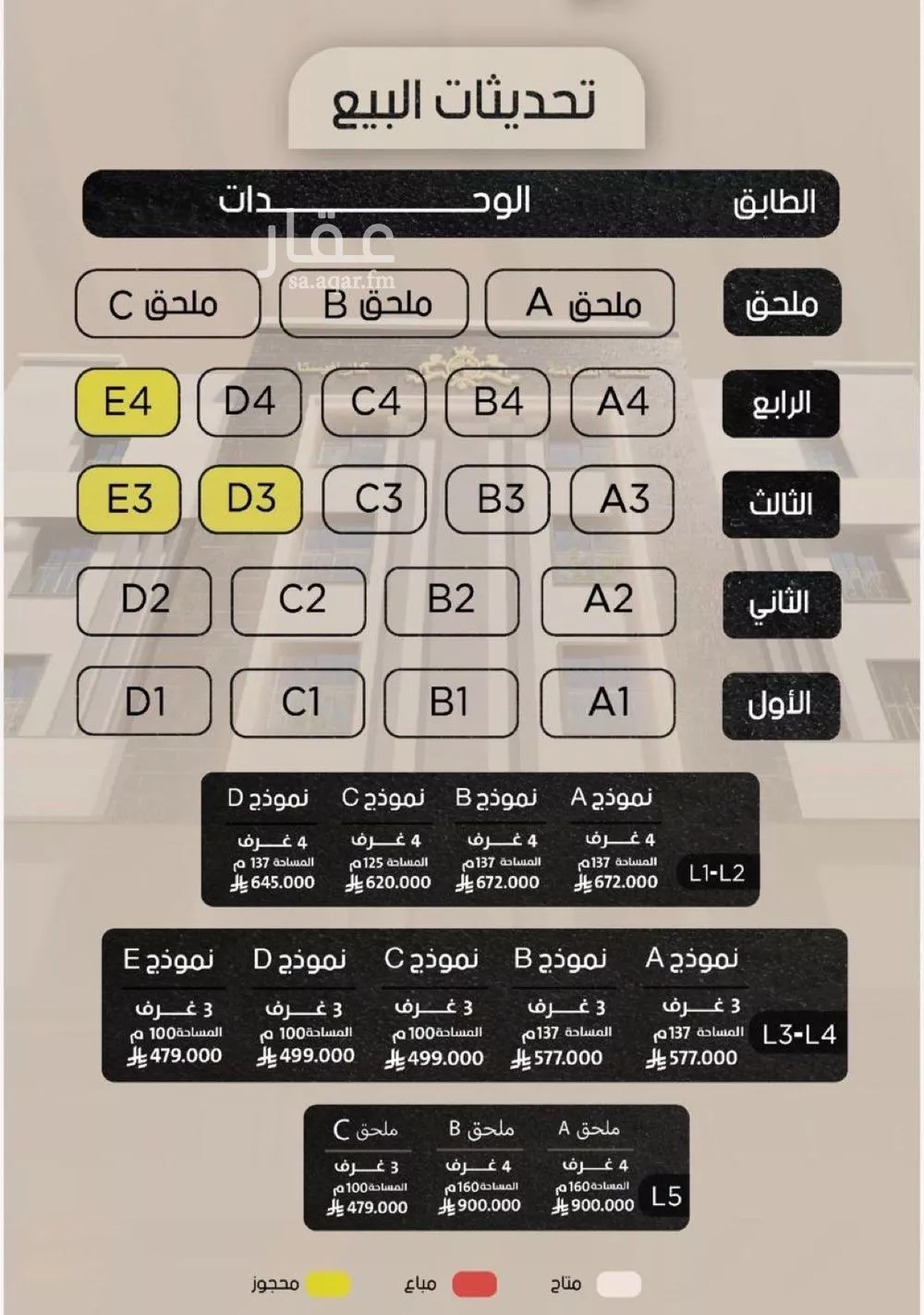 شقة 3 غرف في الربوة 2