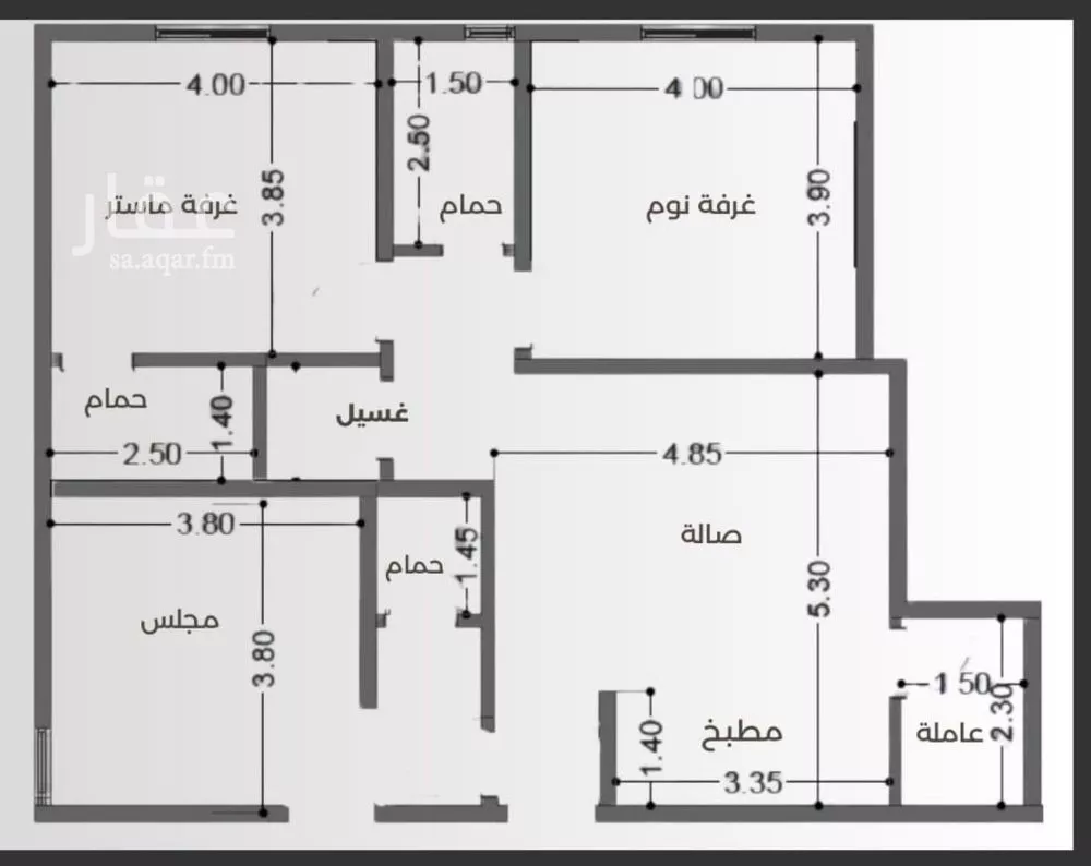 شقة 3 غرف في النزهة
