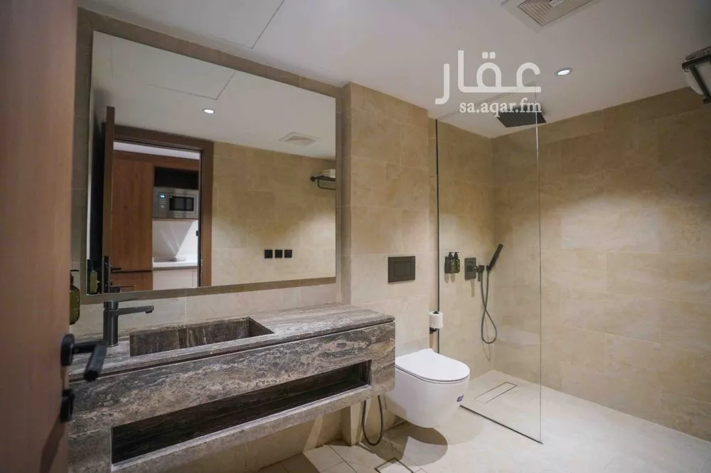 شقة 1 غرف في العقيق 3