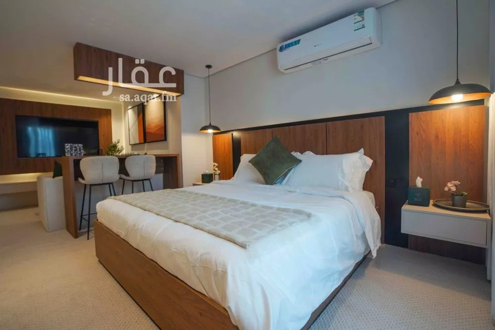 شقة 1 غرف في العقيق 1