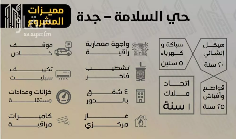 3 bedroom apartment in Al Salamah 5