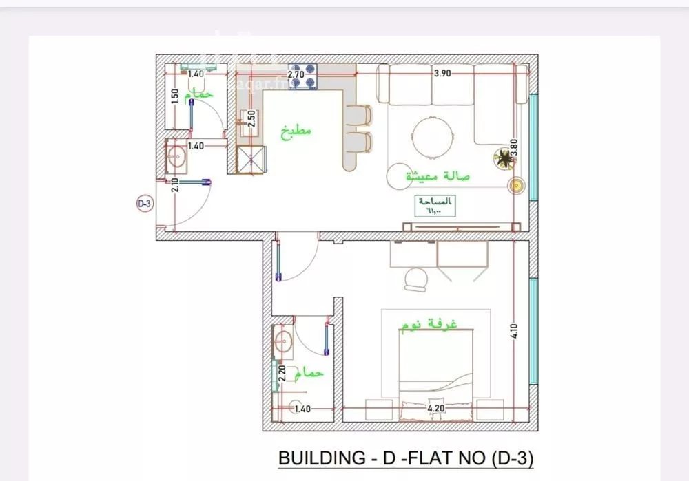 شقة 2 غرف في الفيحاء، جدة 14