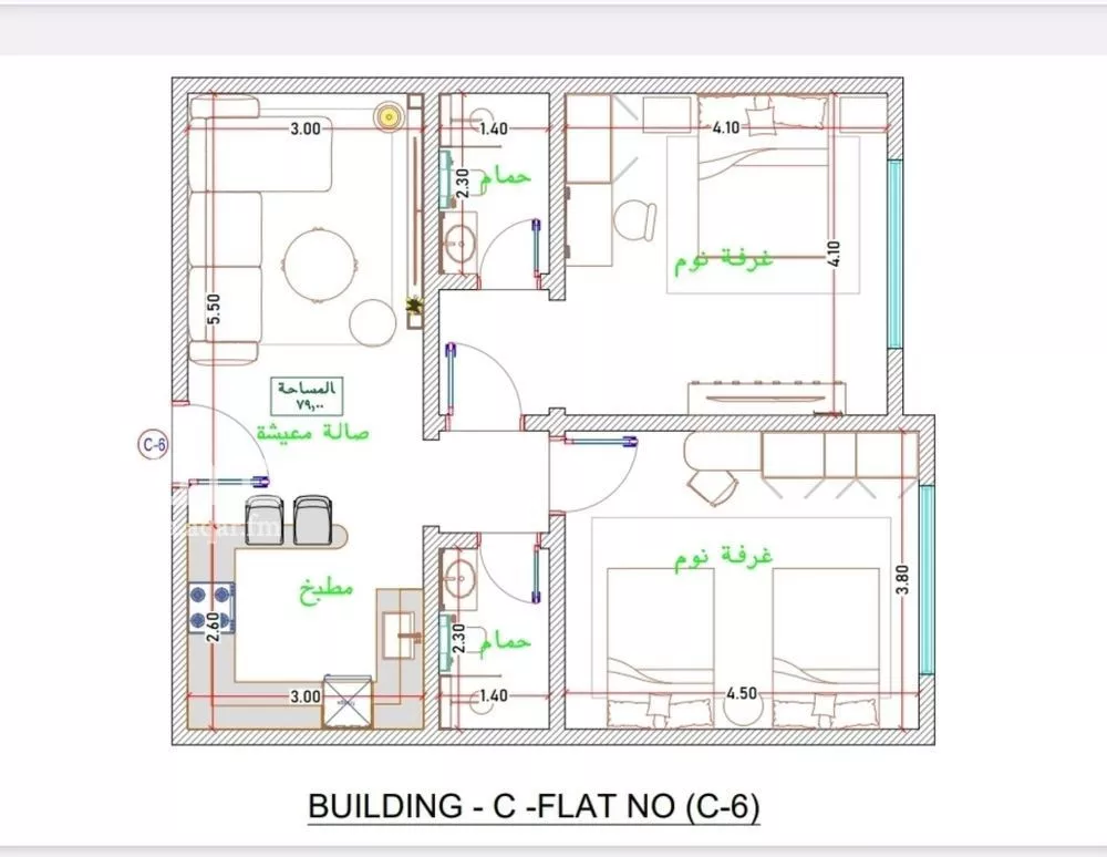 شقة 1 غرف في الفيحاء 2