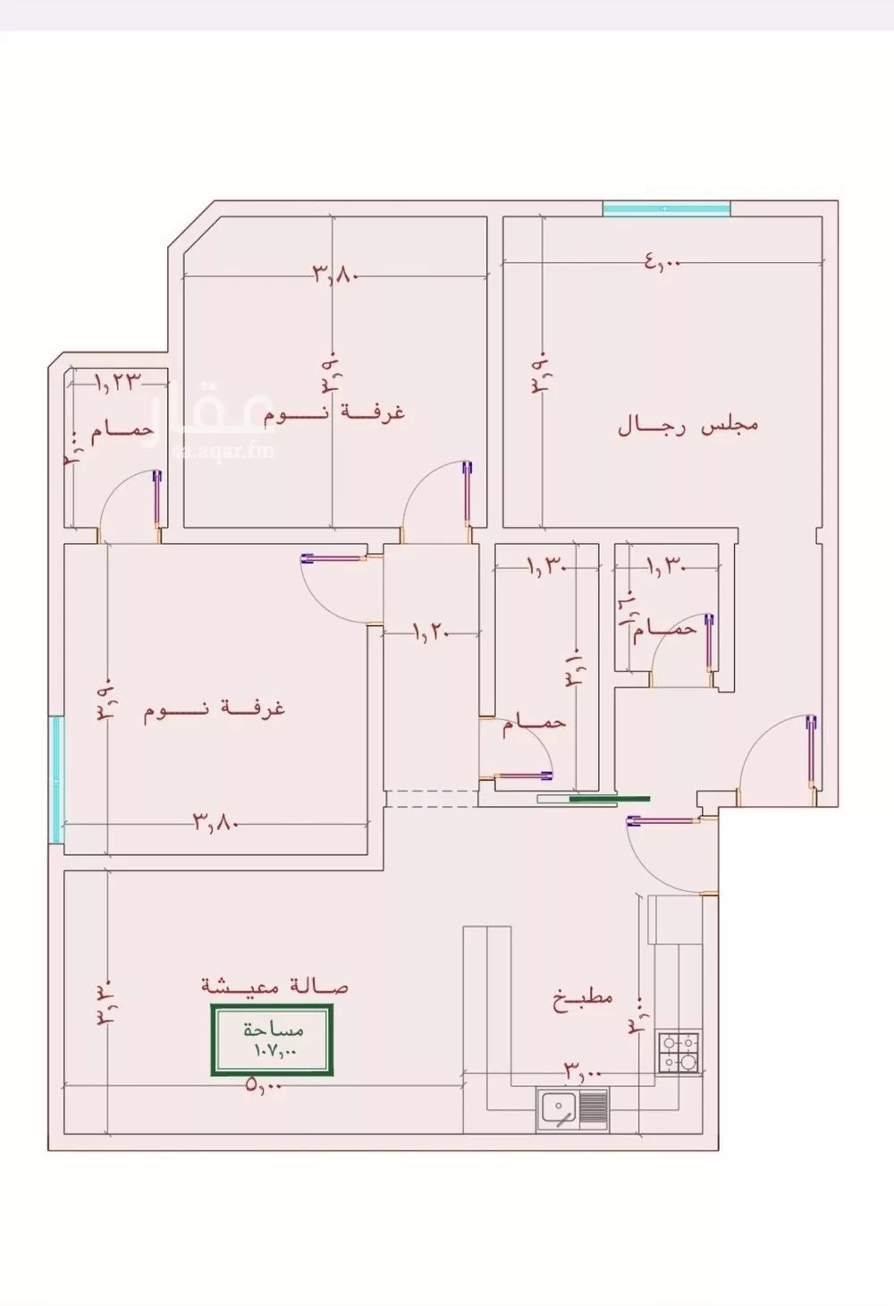 شقة 3 غرف في الصوارى 2
