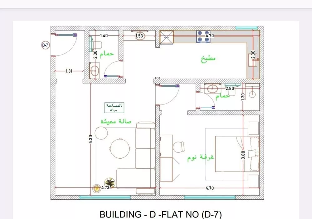 شقة 2 غرف في الفيحاء، جدة 16