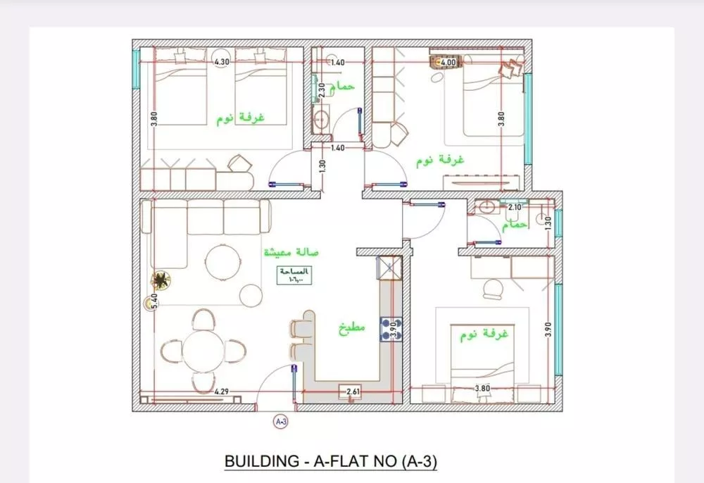 شقة 2 غرف في الفيحاء، جدة 13