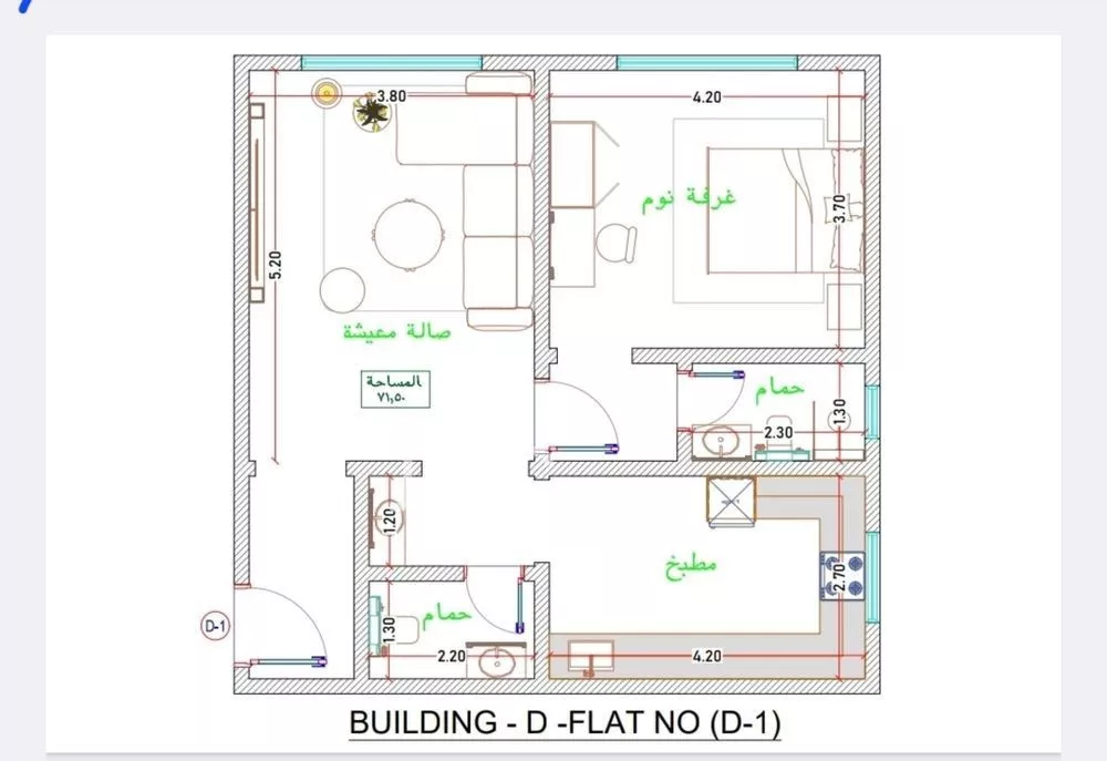 شقة 2 غرف في الفيحاء، جدة 12