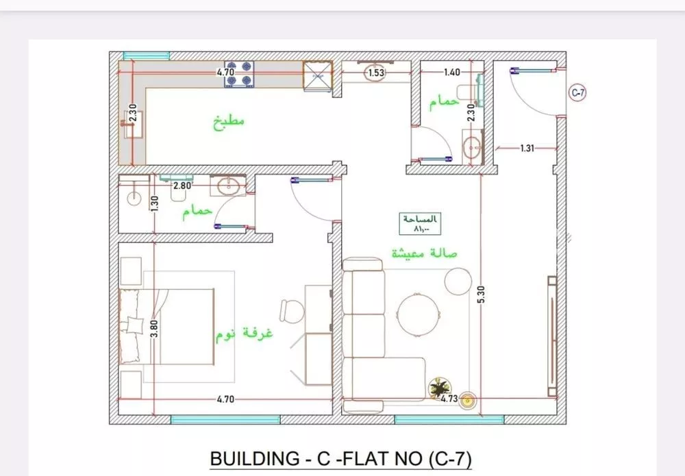 شقة 2 غرف في الفيحاء، جدة 17
