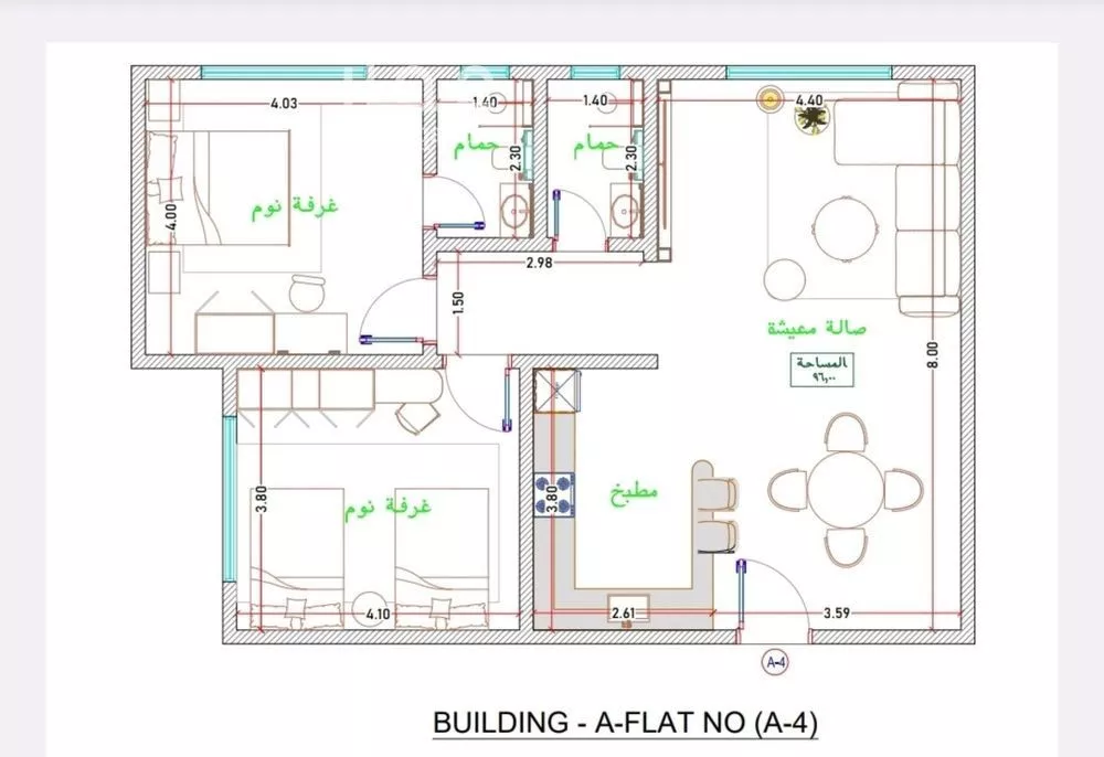 شقة 2 غرف في الفيحاء، جدة 11