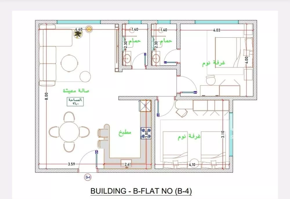 شقة 1 غرف في الفيحاء 2