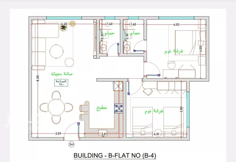 2 bedroom apartment in Al Fayha 1