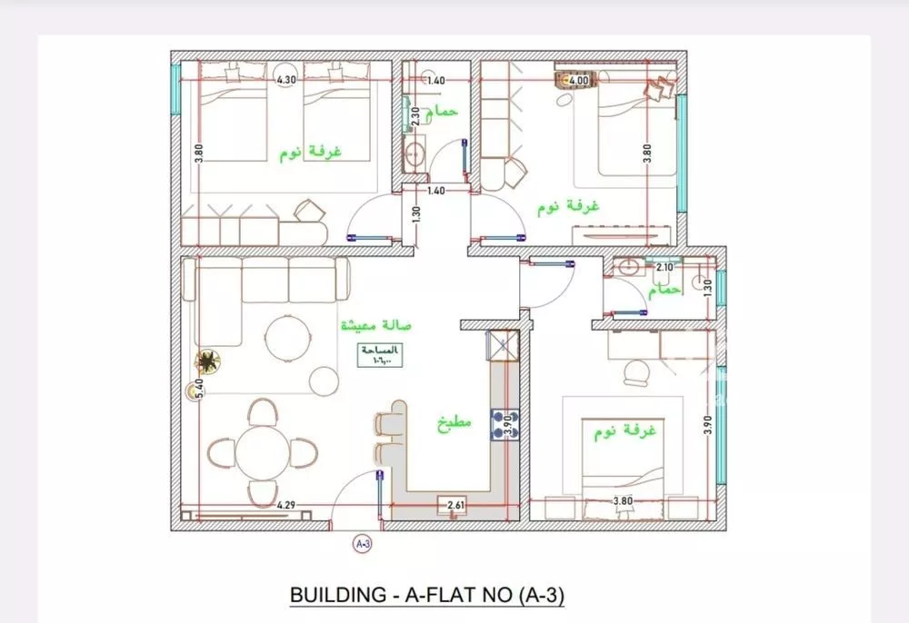 2 bedroom apartment in Al Fayha 3