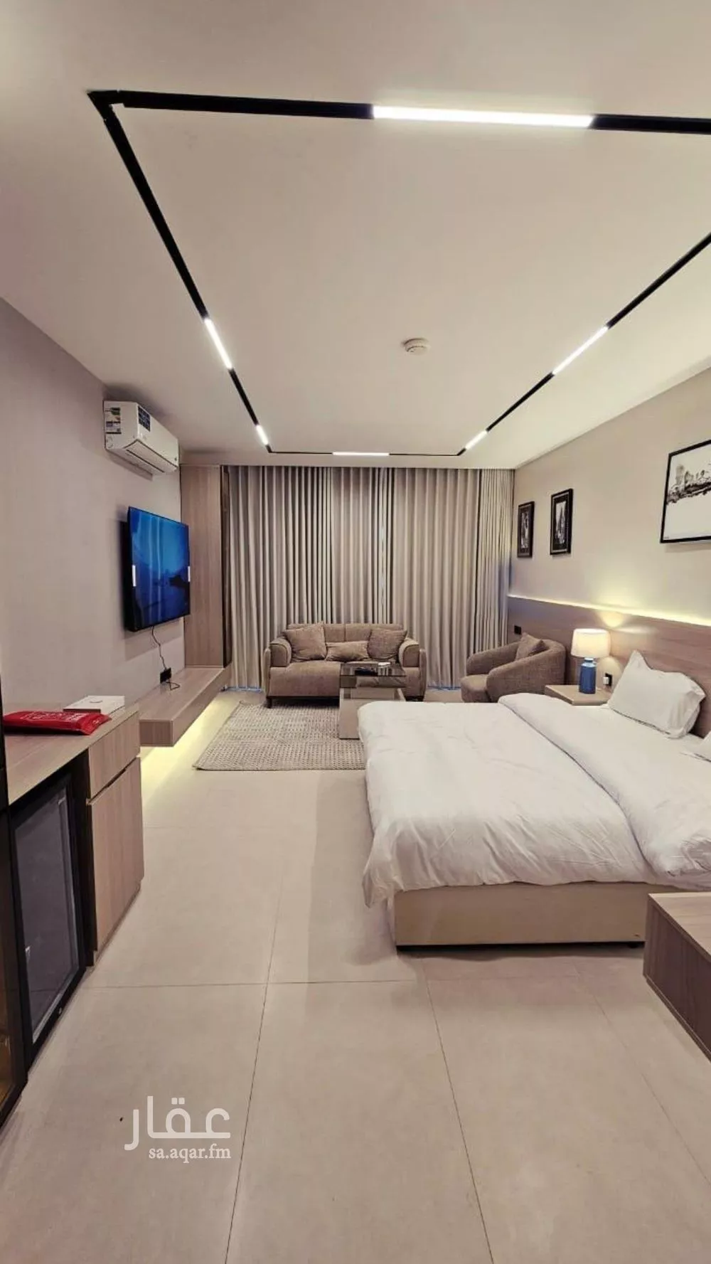 شقة 1 غرف في العقيق 1