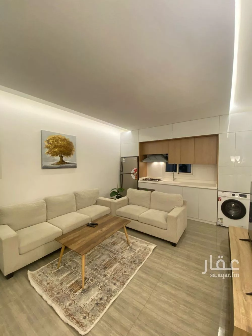 شقة 2 غرف في العقيق 3