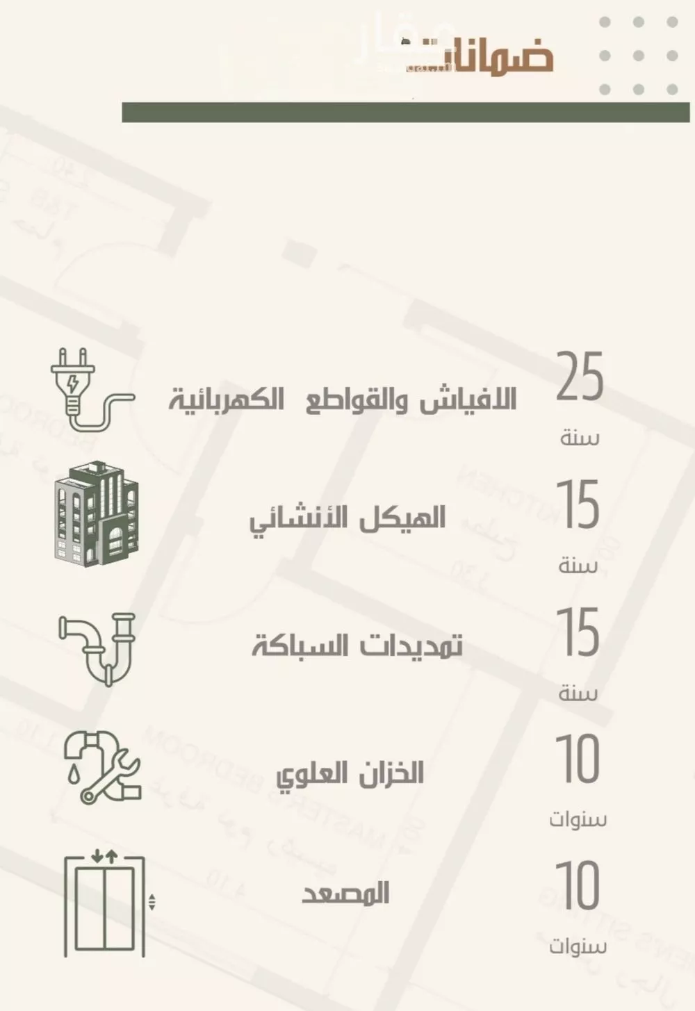 شقة 3 غرف في النزهة 1