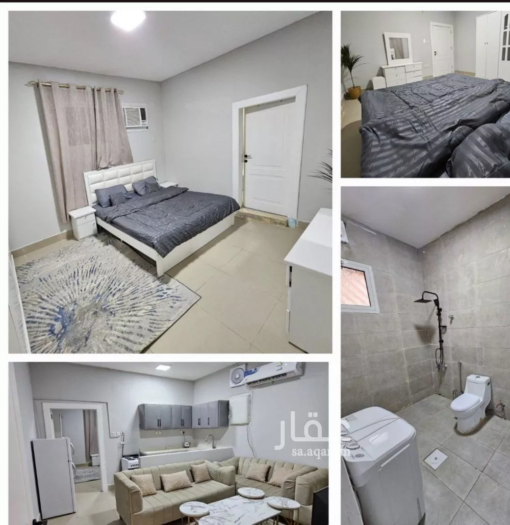 شقة 1 غرف في العقيق