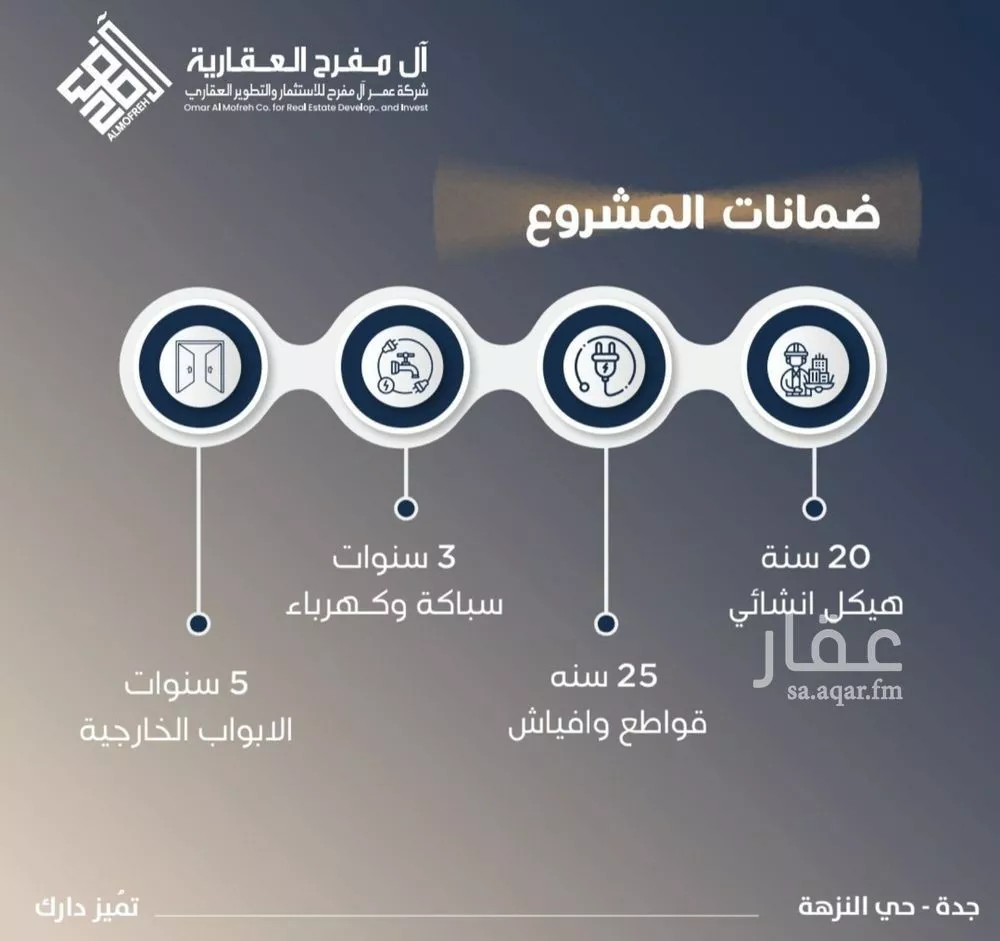 شقة 4 غرف في النزهة 5