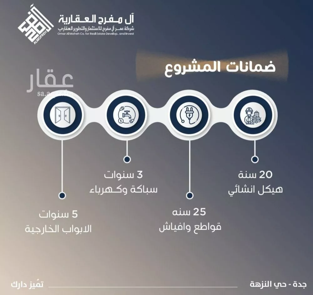 شقة 3 غرف في النزهة 2