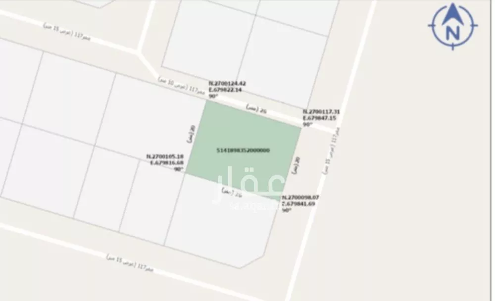 أرض 520 م² في عريض 2