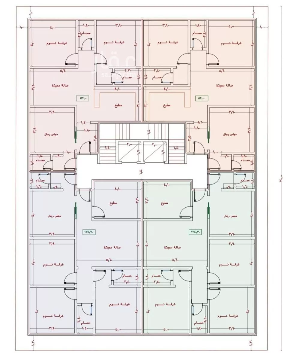شقة 3 غرف في السلامة 1