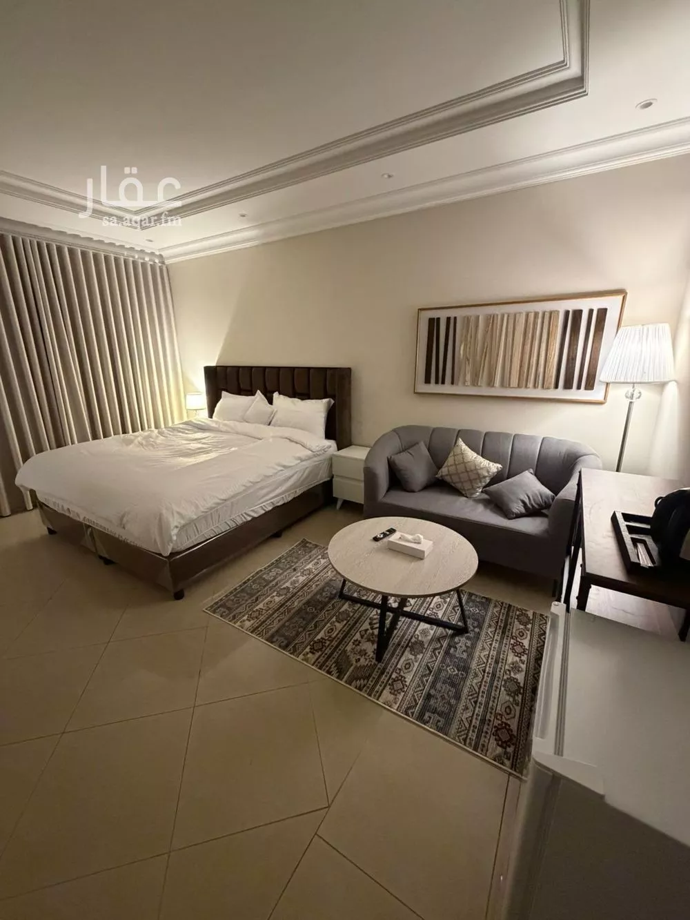 شقة 1 غرف في العقيق 2